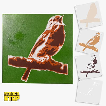 Personalized Custom Layered Stencils for Spray Painting
