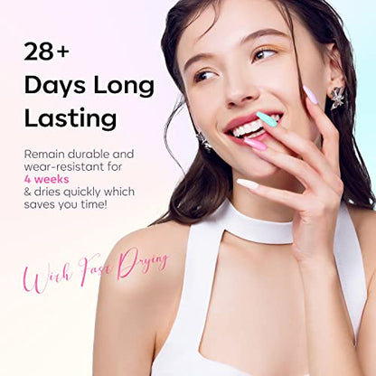 Poly Gel Nail Kit 30 Colors with 8 W Nail Lamp Poly Extension Gel Clear Pink Black Golden Green Complete Starter Kit for Beginner DIY Salon Quality Manicures