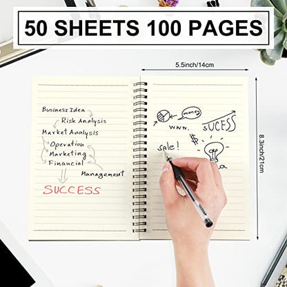 36 Pcs Spiral Notebooks