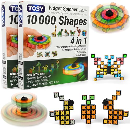 Magnet Fidget Spinner Glow (2 Count)