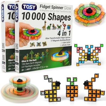 Magnet Fidget Spinner Glow (2 Count)