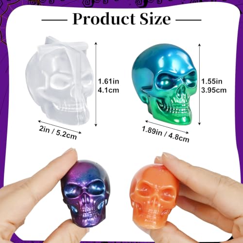 Small Skull Silicone Molds (6 Count)