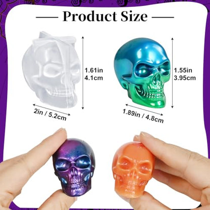 Small Skull Silicone Molds (6 Count)