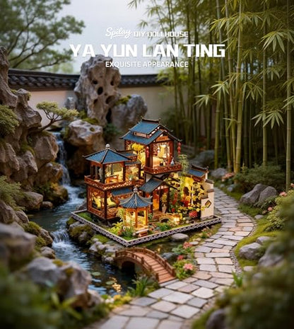 DIY Miniature House Kit for Adults