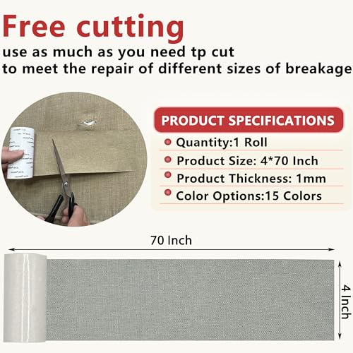 Linen Repair Tape 4x70 Inch Self