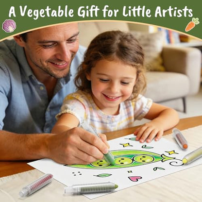 Vegetables Friends Chalk Set (24 Count)