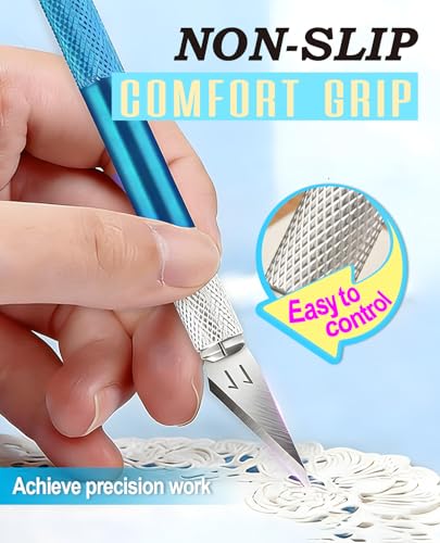 Precision Craft Knife with 10 Extra #11 Blades (11 Count)