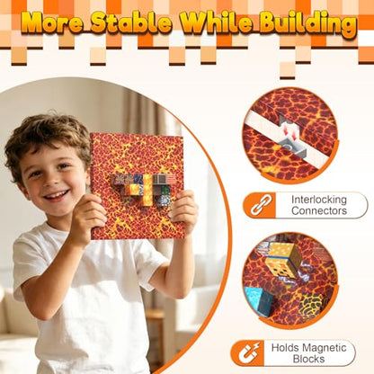 8PCS Magnetic Blocks Base Plates for Kids