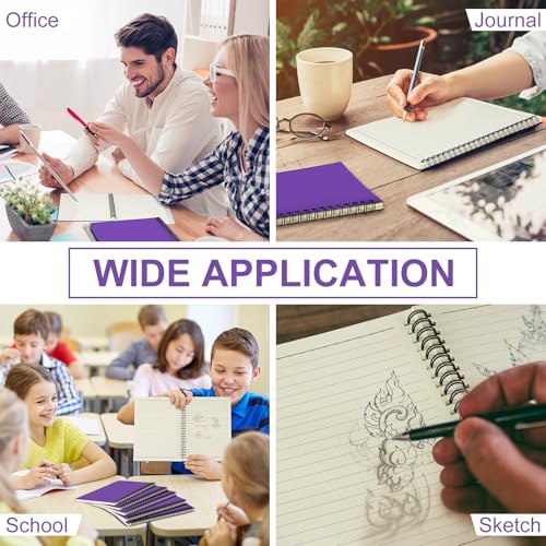 6 Pcs Spiral Notebooks (6 Count)
