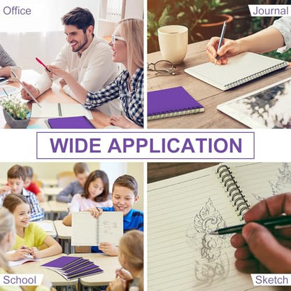 6 Pcs Spiral Notebooks (6 Count)