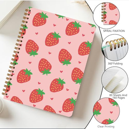 Strawberry Journal Notebooks