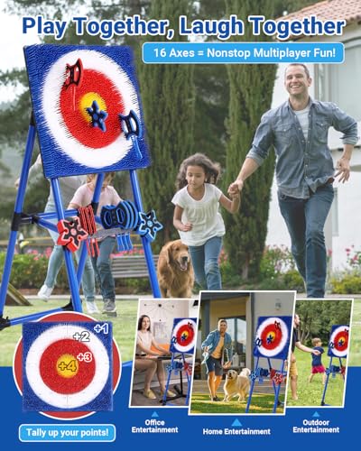 Axe Throwing Game for Backyard (16 Count)