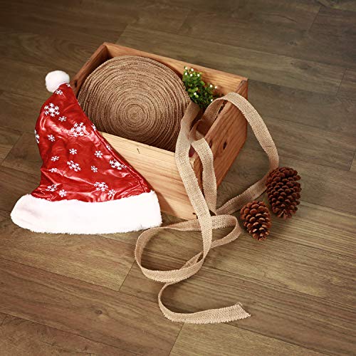 1 Inch Burlap Ribbon (81 Foot)