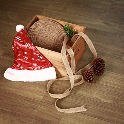 1 Inch Wide 82 Yards Burlap Ribbon