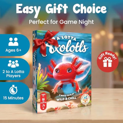 A Lotta Axolotls Family Card Game