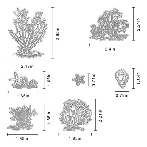 Metal Beach Shell Starfish Conch Coral Cutting Dies