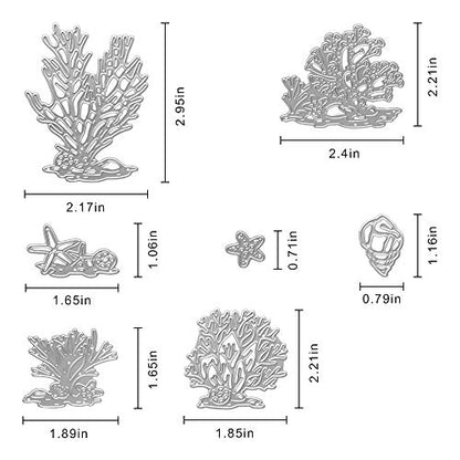Metal Beach Shell Starfish Conch Coral Cutting Dies