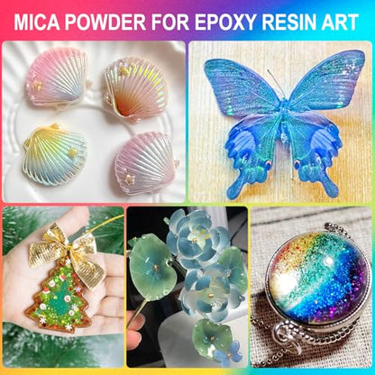 Sky Blue Mica Powder