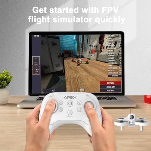FPV Drone Kit with 120° Wide FPV Goggles