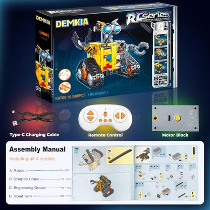 STEM Robotics Kit for Kids 8 (588 Count)