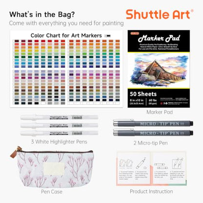 310 Colors Alcohol Markers