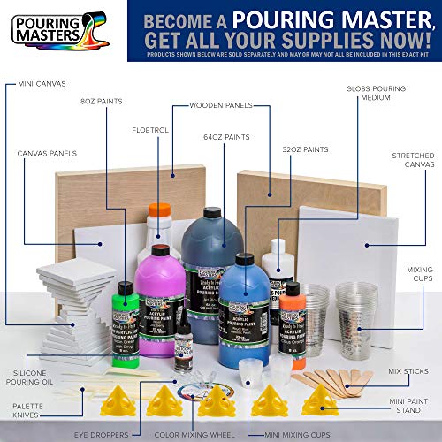 Pouring Masters Navy Blue Ready to Pour Acrylic Pouring Paint (8 Fl Oz)