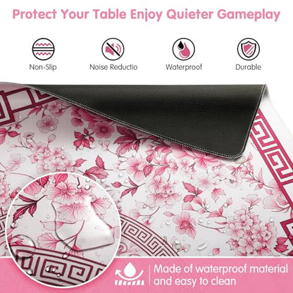 Mahjong Mat for Table 33" Rolled Packaging for American Mahjong Set
