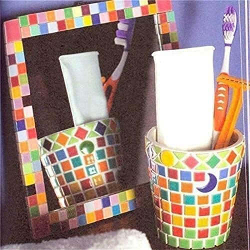 1.1LB Mixed Color Irregular Crystal Mosaic Tiles (17.637 Ounce)