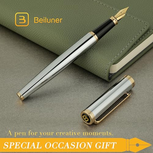 Silver Chrome Fountain Pen