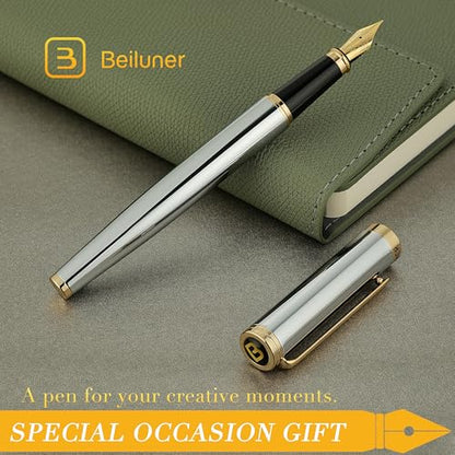 Silver Chrome Fountain Pen