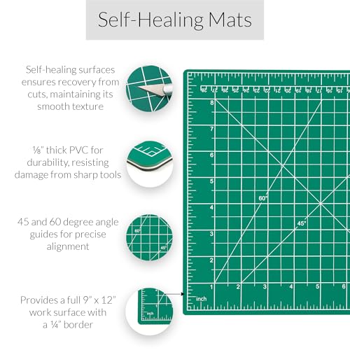 Large 9x12 Green Cutting Mat