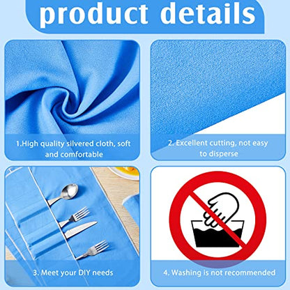 1.1 Yard Anti Tarnish Silver Cloth by the Yard