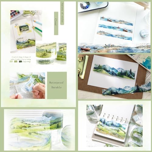 6 Rolls Landscape PET Tape