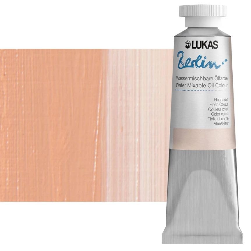 Berlin Pro Artists Water Mixable Oil Paint 37 ml Tube Peach Pink