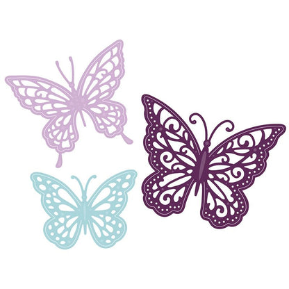 Metal Cutting Dies DIY Embossing Stencil Template Scrapbooking Card Making Mold Photo Album Arts Crafts Tools (3 Count)