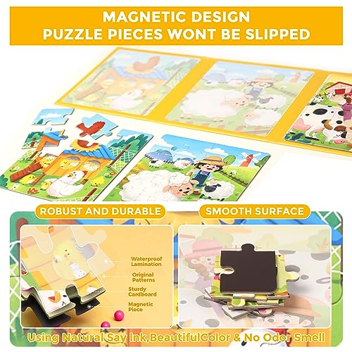 Magnetic Puzzles for Toddlers 1 (48 Count)