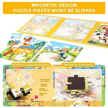Magnetic Puzzles for Toddlers 1 (48 Count)