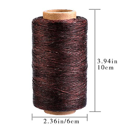 284Yards Leather Sewing Waxed Thread (852 Foot)