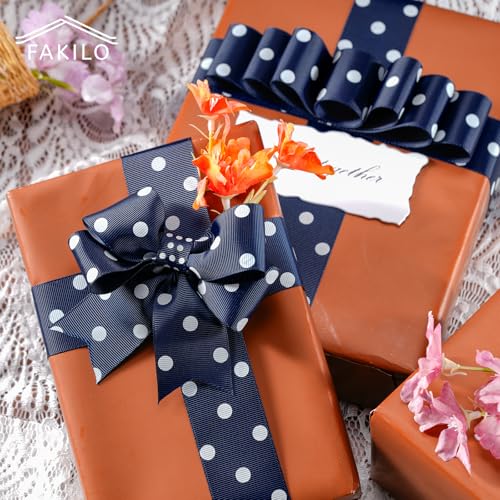 Polka Dot Grosgrain Ribbon 1.5 Inch