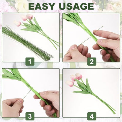 32 Inch 24 Gauge Floral Stem Wire (3 Count)