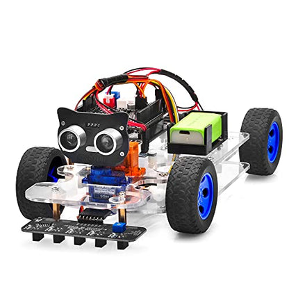 Robot Car DIY Smart Kit with Servo Power Steering for Arduino UNO