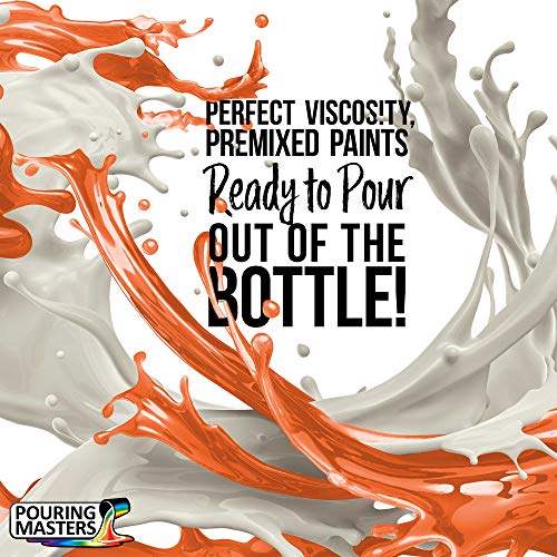 Citrus Orange Acrylic Ready to Pour Pouring Paint (8 Fl Oz)