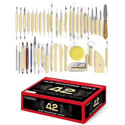 42 Pcs Polymer Clay Tools