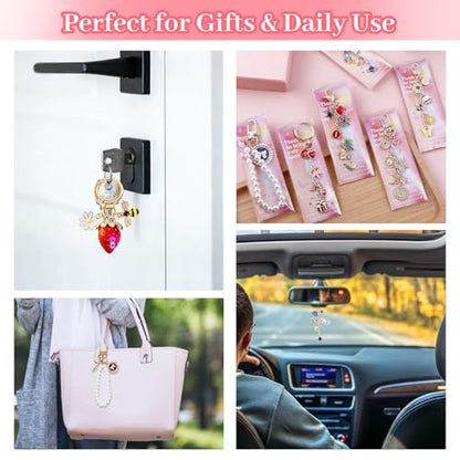 773 Pcs Lip Gloss Keychain Making Kit with Storage Box