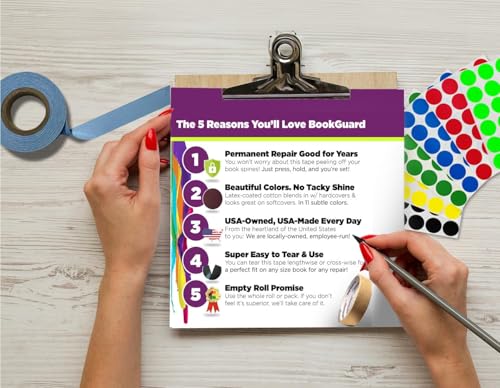 2 Inch Black Book Repair Tape 15 Yard Roll