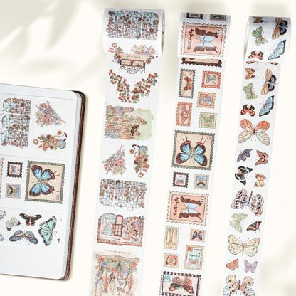 Stamped Wings Washi Tape Sticker Set (16.4 Foot)