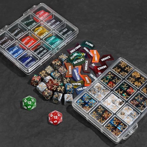 110PCS MTG Tokens & 12mm Magic Counter +1