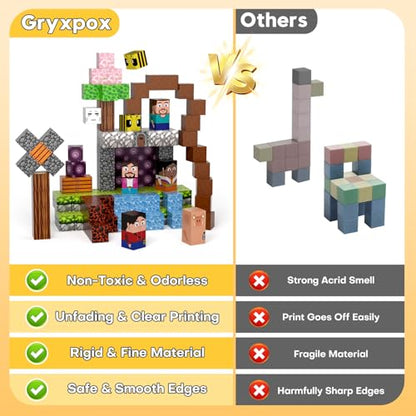 100pcs Magnetic Building Blocks (100 Count)