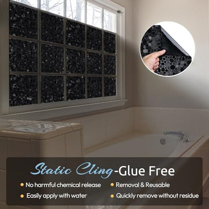 Total Blackout Window Privacy Film (9.58 Sq Ft)