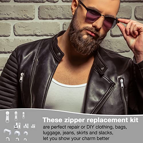217 Pieces Zipper Repair Kit Replacement (217 Count)